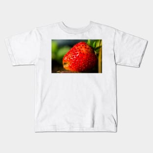 Strawberry hdr Kids T-Shirt